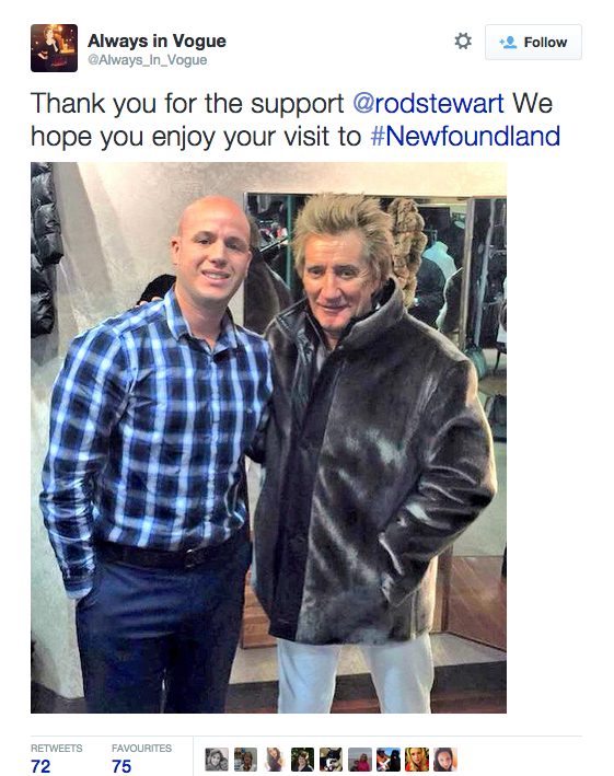 Rod Stewart Seal Fur