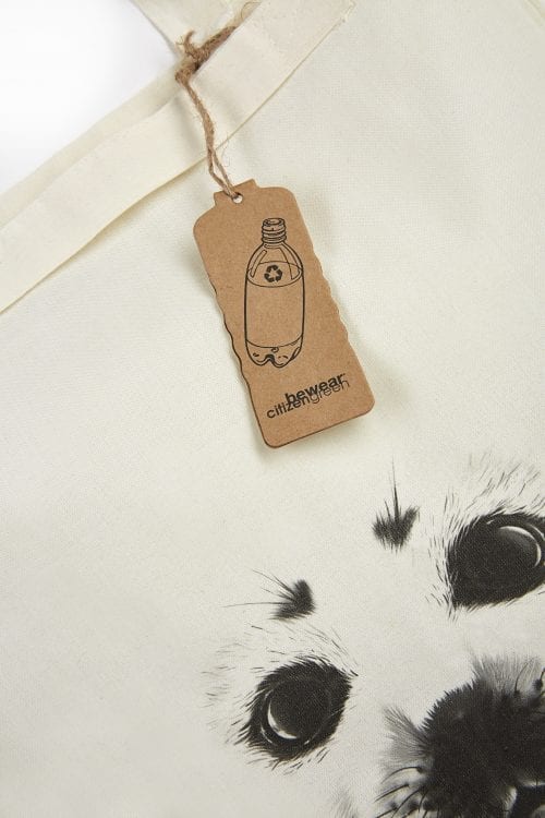 Katoenen tas - 'Stop de knuppels' - Afbeelding 2