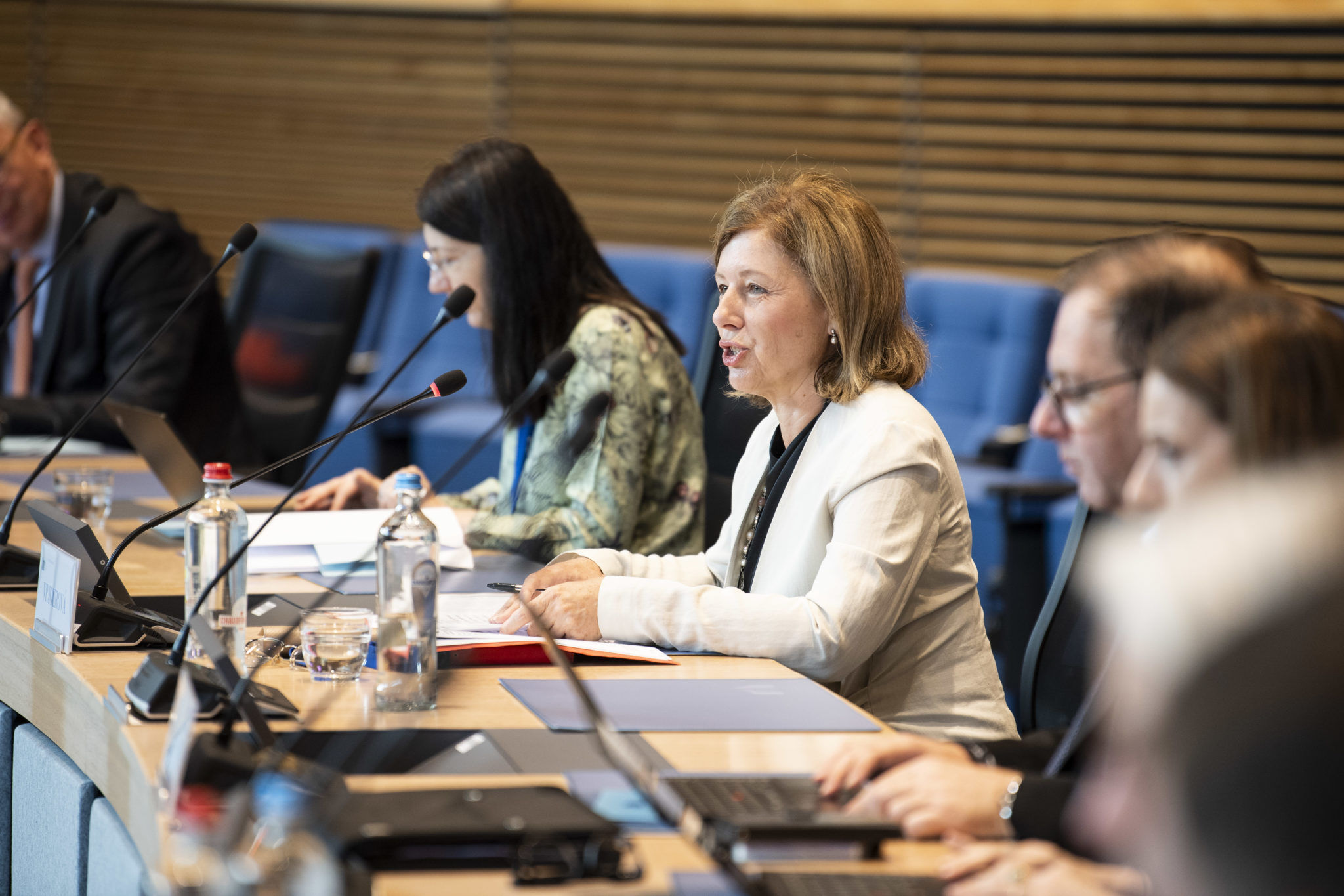 On 20 July 2023, V?ra Jourová, Vice-President of the European Commission in charge of Values and Transparency, and Stella Kyriakides, European Commissioner for Health and Food Safety remotely, receive the representatives of the successful European Ci